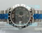 Best Quality Replica Rolex Datejust Gray Roman Dial SS Case Watch